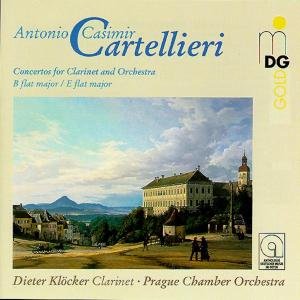 Cover for Cartellieri / Klocker / Prague Chamber Orchestra · Concertos for Clarinet &amp; Orchestras (CD) (1996)
