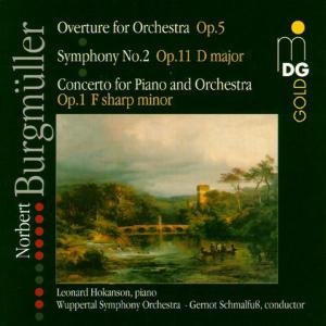 Overture for Orchestra Op 5 Sym 2 in D Major Op 11 - Burgmuller / Hokanson / Schmalfuss - Música - MDG - 0760623081724 - 21 de julio de 1998