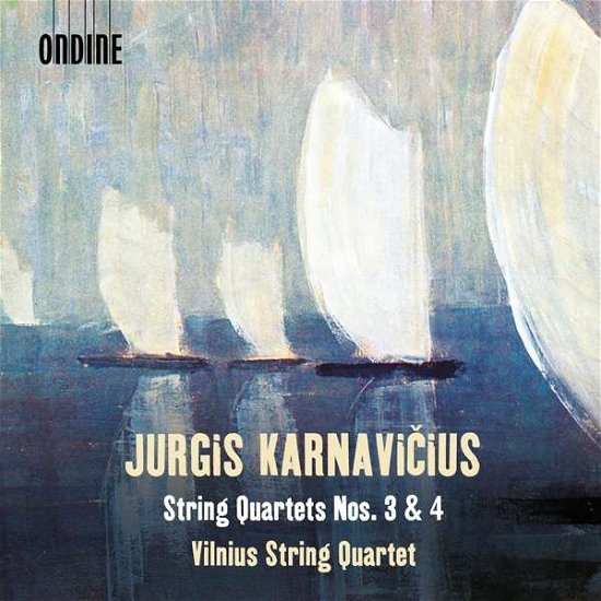 Cover for Vilnius String Quartet · Jurgis Karnavicius: String Quartets Nos. 3 &amp; 4 (CD) (2021)