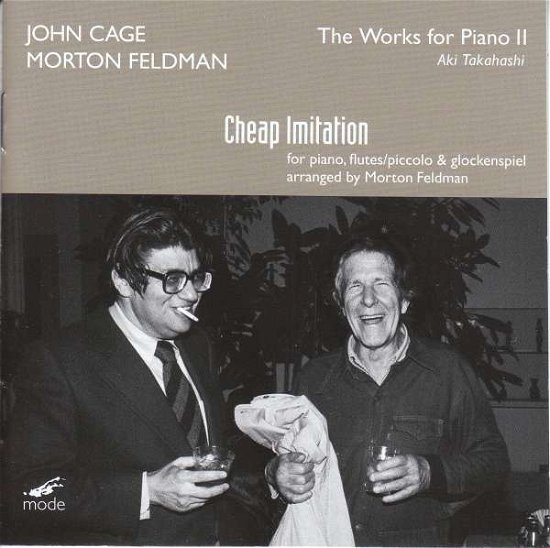 Cover for Aki Takahashi · Feldman / Cage: Cheap Imitation. Works For Piano 11. (CD) (2021)