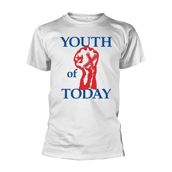 Cover for Youth of Today · Fist (T-shirt) [size S] [White edition] (2019)