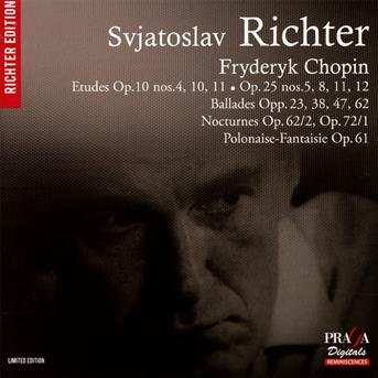 Works for Piano - Sviatoslav Richter - Musik - PRAGA DIGITALS CD - 3149028020724 - 1. oktober 2012