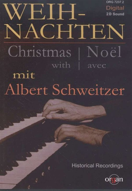 Cover for J.S. Bach · Christmas with Albert Schweitzer (CD) (2011)