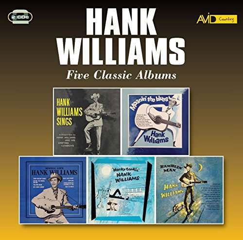 Five Classic Albums - Hank Williams - Musiikki - AVID - 5022810326724 - perjantai 1. syyskuuta 2017