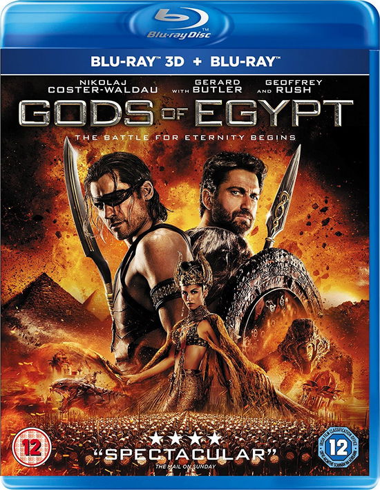 Cover for Gods of Egypt 3D · Gods Of Egypt 3D+2D (Blu-ray) (2016)