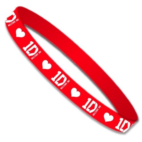 Cover for One Direction · One Direction Gummy Wristband: Red (MERCH)
