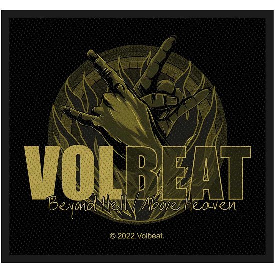 Volbeat Standard Woven Patch: Beyond Hell - Volbeat - Mercancía -  - 5056365722724 - 
