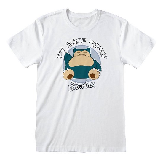 Cover for Pokemon · Pokemon: Snorlax Eat Sleep Repeat (T-Shirt Unisex Tg S) (N/A)