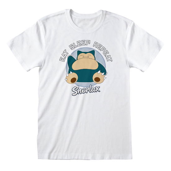 Cover for Pokemon · Pokemon: Snorlax Eat Sleep Repeat (T-Shirt Unisex Tg S) (N/A)