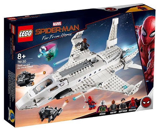 LEGO Spider-Man - Stark Jet and the Drone Attack Building Set - Lego - Merchandise - Lego - 5702016369724 - 29. maj 2019