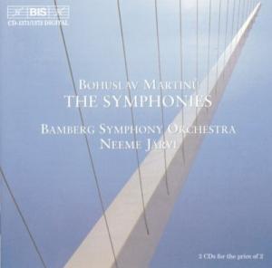 Martinuthe Symphonies - Bamberg Sojarvi - Musiikki - BIS - 7318591371724 - maanantai 29. syyskuuta 2003