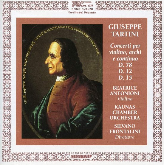 Cover for Tartini / Frontalini / Kaunas Chamber Orchestra · Violin Concertos (CD) (1996)
