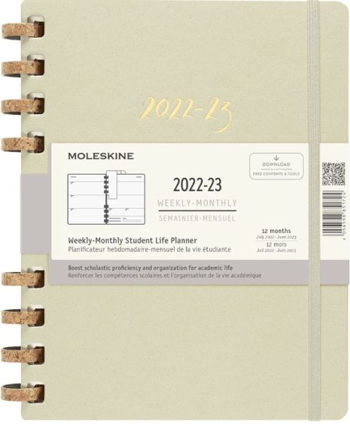 Moleskine · 2023 XL Student Life Spiral Planner: Kiw (Spiral Book) (2022)