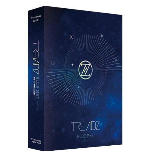 Cover for TRENDZ · BLUE SET CHAPTER 1. TRACKS (CD + Merch) (2022)