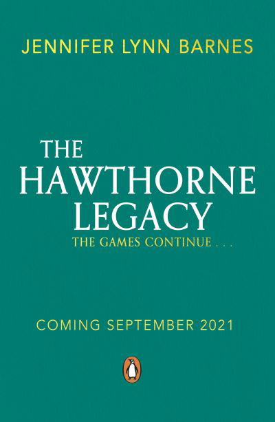 The Hawthorne Legacy: TikTok Made Me Buy It - The Inheritance Games - Jennifer Lynn Barnes - Bücher - Penguin Random House Children's UK - 9780241480724 - 9. September 2021