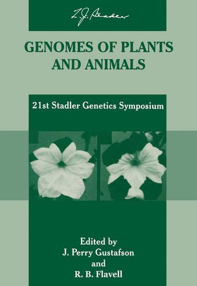 Cover for Stadler Genetics Symposium · Genomes of Plants and Animals: 21st Stadler Genetics Symposium - Stadler Genetics Symposia Series (Hardcover Book) [1996 edition] (1996)