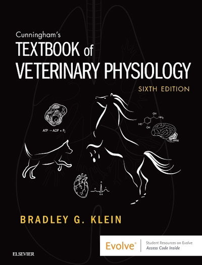 Cover for Klein, T Bradley G., PhD (Department of Biomedical Sciences and Pathobiology, Virginia-Maryland Regional College of Veterinary Medicine, Blacksburg, VA, USA) · Cunningham's Textbook of Veterinary Physiology (Gebundenes Buch) (2019)