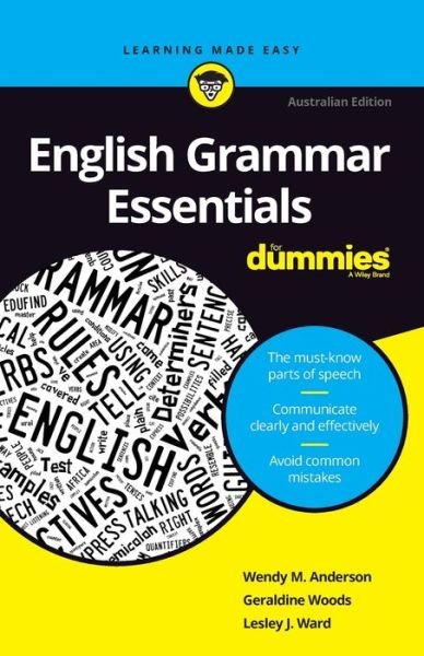 Cover for Wendy M. Anderson · English Grammar Essentials For Dummies (Paperback Book) [Australian edition] (2020)