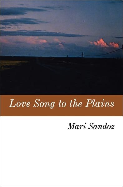 Cover for Mari Sandoz · Love Song to the Plains (Paperback Book) (1966)