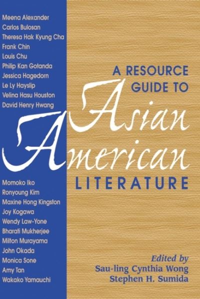 Cover for Sau-ling Cynthia Wong · A Resource Guide to Asian American Literature (Paperback Book) (2001)