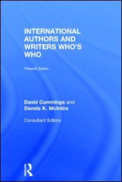 International Authors And Writers Who's Who - David Cummings - Books - Taylor & Francis Ltd - 9780948875724 - April 15, 1997