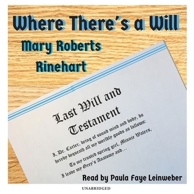 Cover for Mary Roberts Rinehart · Where There's a Will (CD) (2019)