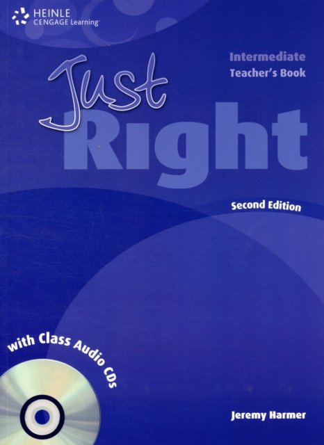 Cover for Jeremy Harmer · Just Right Intermediate: Teacher's Book with Class Audio CD (Bog) (2011)