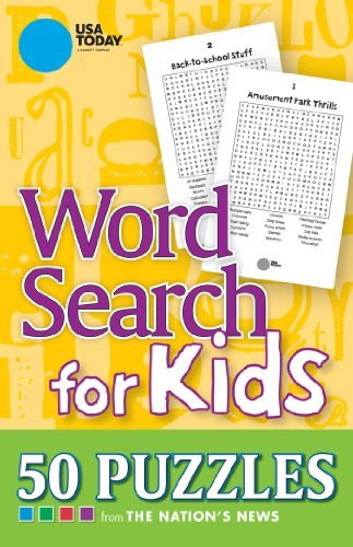 Cover for USA Today · USA Today Word Search for Kids: 50 Puzzles (Paperback Book) [Csm edition] (2013)