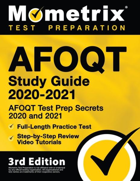 Cover for Mometrix Test Prep · Afoqt Study Guide 2020-2021 - Afoqt Test Prep Secrets 2020 and 2021, Full-Length Practice Test, Step-By-Step Review Video Tutorials (Paperback Book) (2023)