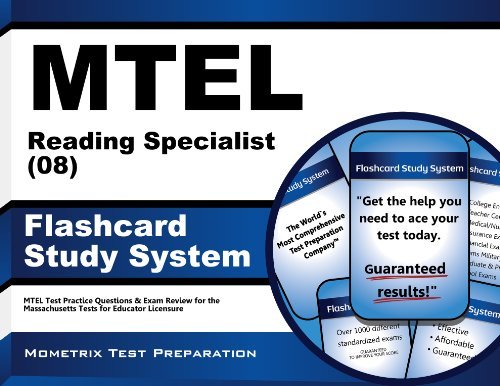 Cover for Mtel Exam Secrets Test Prep Team · Mtel Reading Specialist (08) Flashcard Study System: Mtel Test Practice Questions &amp; Exam Review for the Massachusetts Tests for Educator Licensure (Cards) (Pocketbok) [Flc Crds edition] (2023)