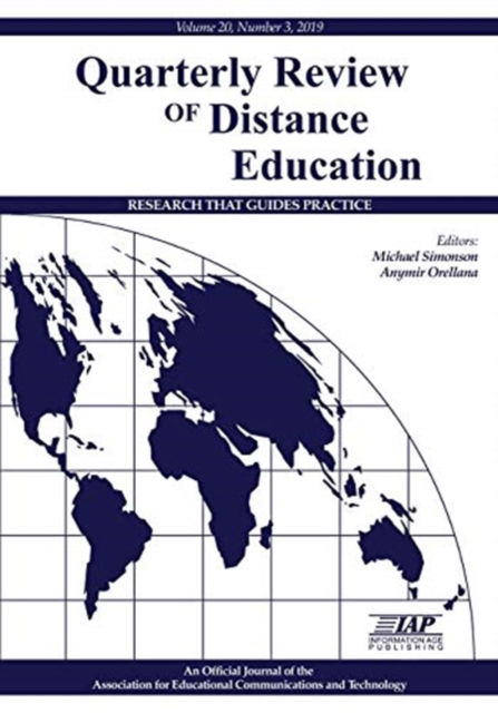 Cover for Michael Simonson · Quarterly Review of Distance Education Volume 20 Number 3 2019 (Paperback Book) (2020)