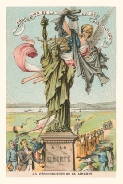 Cover for Found Image Press · Vintage Journal French View of the Statue of Liberty (Book) (2022)