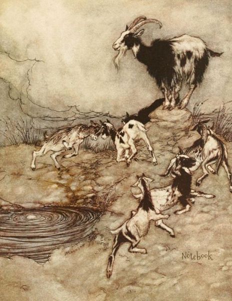 Notebook - Arthur Rackham - Kirjat - Independently Published - 9781688194724 - perjantai 23. elokuuta 2019