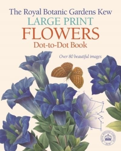 Cover for David Woodroffe · Royal Botanic Gardens Large Print Flowers Dot-To-Dot Book (Book) (2019)