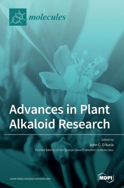 Cover for John C D'Auria · Advances in Plant Alkaloid Research (Hardcover Book) (2020)