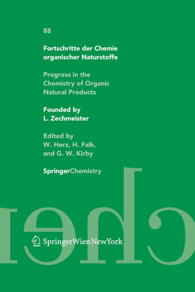 Cover for Fortschritte der Chemie organischer Naturstoffe / Progress in the Chemistry of Organic Natural Products 88 - Fortschritte der Chemie organischer Naturstoffe   Progress in the Chemistry of Organic Natural Products (Paperback Book) [Softcover reprint of hardcover 1st ed. 2007 edition] (2010)