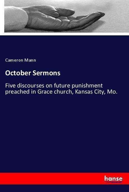 Cover for Mann · October Sermons (Bog)