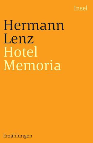 Cover for Hermann Lenz · Hotel Memoria (Book) (2024)