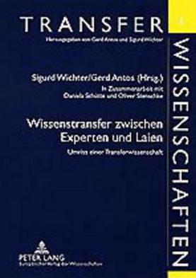 Cover for Sigurd Wichter · Wissenstransfer Zwischen - Transfer wissenschaften (Paperback Book) (2001)