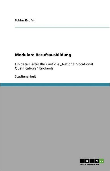 Cover for Engfer · Modulare Berufsausbildung (Book) [German edition] (2010)