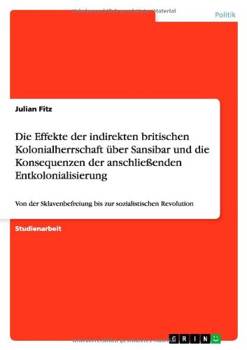 Cover for Fitz · Die Effekte der indirekten britisc (Book) [German edition] (2011)