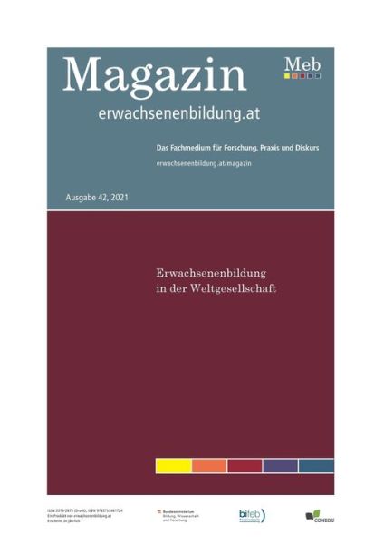 Cover for Kurt Schmid · Erwachsenenbildung in der Weltgesellschaft (Paperback Book) (2021)