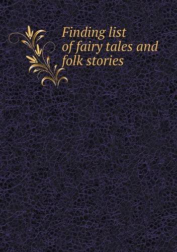 Cover for Boston Public Library · Finding List of Fairy Tales and Folk Stories (Paperback Book) (2013)