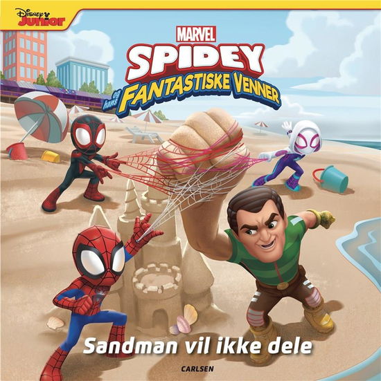 Cover for Marvel · Spidey og hans fantastiske venner - Sandman vil ikke dele (Bound Book) [1. Painos] (2023)