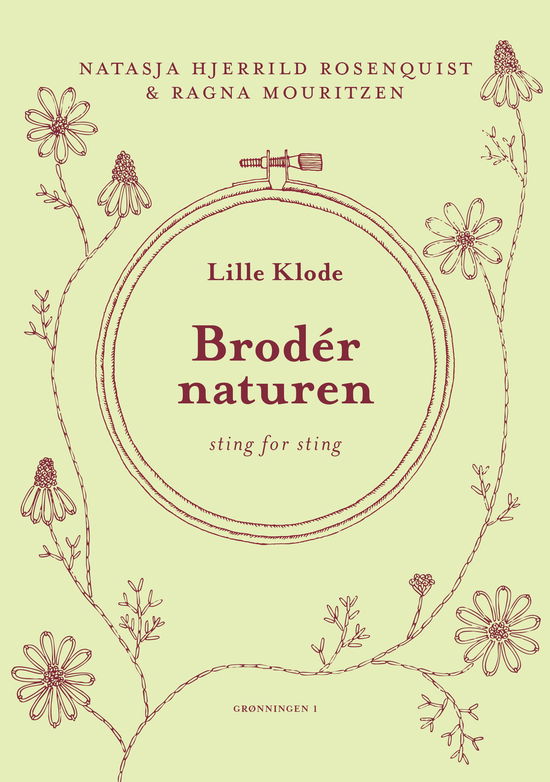 Cover for Ragna Mouritzen Natasja Hjerrild Rosenquist · Lille Klode: Brodér naturen (Bound Book) [1st edition] (2025)