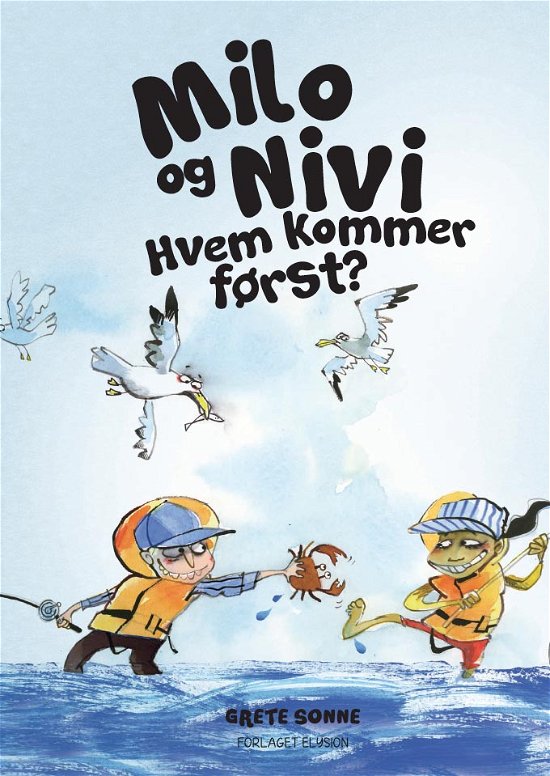 Cover for Grete Sonne · Milo og Nivi: Hvem kommer først? (Hardcover Book) [1º edição] (2018)