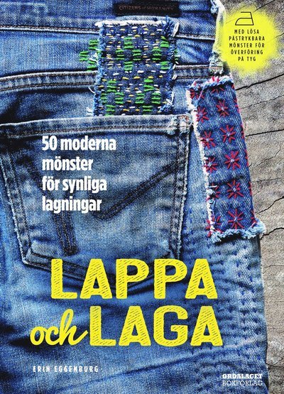 Cover for Lappa och laga: 50 moderna mönster för synliga lagningar (Gebundesens Buch) (2023)