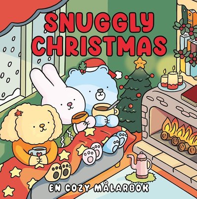 Cover for Snuggly Christmas. En cozy målarbok (Paperback Book) (2025)
