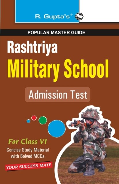 Cover for Rph Editorial Board · Rashtriya Military School Entrance Exam Guide for (6th) Class vi (Paperback Book) (2020)