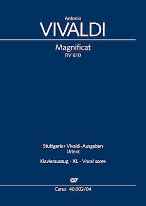 Cover for Vivaldi · Magnificat (Klavierauszug XL) (Bok)